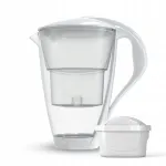 Veefilterkann Dafi Crystal Unimax 2 l LED-indikaatoriga, valge, 1 filter