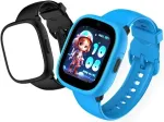 Laste nutikell Kiddoboo WatchMe GPS-i ja SIM-kaardiga, must/sinine