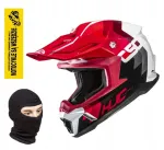 Krossikiiver HJC C50 Primal, punane/valge, M suurus
