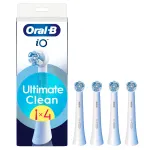 4 tk Oral-B IO Ultimate Clean valged hammaste harjaotsikud