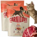 Carnilove Junior kuivtoit kassipoegadele veiselihaga, 2 x 400 g