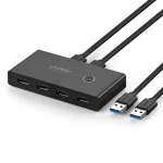 USB HUB jagaja, 4x USB 3.2 Gen 1, kahe arvuti jaoks