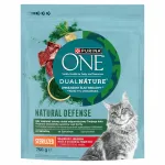 Kuiv kassitoit PURINA ONE DualNature veise- ja spirulinanahaga, 750 g