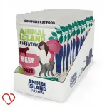 Animal Island niiske kassitoit veiseliha, 12 x 100 g