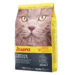 Kuiv kattetoit JOSERA Catelux pardalihaga valivatele kassidele, 8 x 400 g