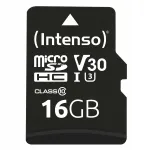 Intenso UHS-I Professional 16GB microSD m&auml;lukaart SD adapteriga