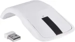 Juhtmevaba voltimishiir Bluetooth ja 2.4 GHz, valge, ergonoomiline