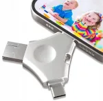 512GB 4-in-1 v&auml;lism&auml;lu iPhone&rsquo;ile USB-m&auml;lupulk