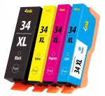 Epson WF-3720DWF, WF-3725DWF tindikassetid, XL, T3471, 4 tk