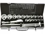 Padrunv&otilde;tmete komplekt 3/4'', 21 osa, YATO YT-1335