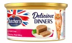 Koeratoit BUTCHER'S Classic Delicious Dinners Veiseliha 85g