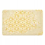 Vannitoa vaip 50x80 cm FLOWERS kuldne #KPL203