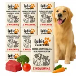 Koerte konserveeritud toit Raw Meat k&uuml;lmutatud veiseliha ja linnuliha BARF 10kg