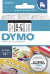 Etikett DYMO D1, valge, 6 mm, S0720780 43613