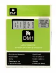 Etikett Dymo D1 45022 S0720620, 12 mm, h&otilde;bedane musta tekstiga