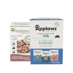 Applaws koeratoidu kotikeste komplekt, miks jahu, tuunikala, makrell, l&otilde;he, 12x70g
