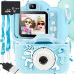 Laste digitaalkaamera BLUE UNICORN 32GB kaardiga