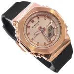 Naiste k&auml;ekell Casio GM-S2110PG-1A4ER G-Shock must sportlik rihm