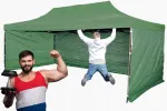Aiatelk PREMIUM POWER 3x4,5 m, 38 kg, kokkupandav, kommertslik