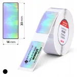 Kleepuvad termosisaldavad sildid Niimbot B18 N1 printerile, 14x30 mm