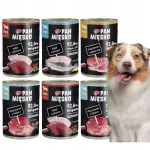 Pan Mięsko koerte konserv, 6 x 400 g, kalkun, tursk, p&otilde;der, metskits, lammas