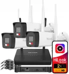 V&auml;line LED kaamera Hikvision Hilook 4Mpx 2K+, 3 tk