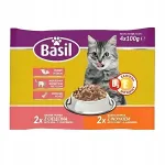 BASIL kassitoit veise- ja kalkunilihaga, 4 x 100 g