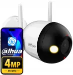V&auml;liskaabel valvekaamera DAHUA F4C-PV, 4 MP, 2.8 mm, WiFi, heli ja aktiivse v&auml;ljaheitmise funktsiooniga