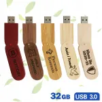 Medemus USB m&auml;lupulk 32GB 3.0, puidust, graveeritud, 5 disaini