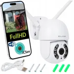 V&auml;ljas WiFi-kaamera 2MP, p&ouml;&ouml;ratav IP, Full HD, suum ja liikumisandur