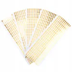 PVC kleebiste komplekt, kuldsed, 500 tk, kaitsvad