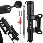 Jalgratta teleskoopiline mini pump voolikuga, 7 bar