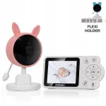 Videolahendus beebimonitori EVOLVEO Baby Monitor N3, roosa
