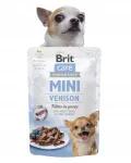 Koerte konservtoit BRIT Care Mini hirvelihaga, 85 g, v&auml;ikestele t&otilde;ugudele