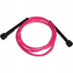 Speed Jump Rope PVC 240 cm XQMAX roosa h&uuml;ppen&ouml;&ouml;r