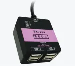 REDZ BKV214 USB jagaja, 4 porti, USB 2.0, Type-A