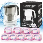 Aquaphor Onyx BLACK 4,2 l veefiltri kann koos 9 MG Maxfor kassettidega