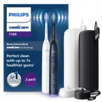 Hammaste harjade komplekt Philips Sonicare 7100 HX7429/01 sinise-valge, karbiga