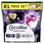 COCCOLINO BLACK pesukapslid mustadele ja tumedatele kangastele, 39 pesukorda