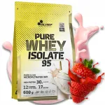 Hapupiima valgu isolaat OLIMP PURE WHEY ISOLATE 95 WPI 600g maasikaga