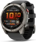 Garmin Fenix 8 Pro 51 mm nutikell, AMOLED, safiir- ja titaanist korpus, musta ja halli rihmaga