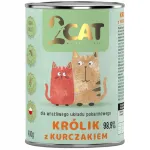 2Cat m&auml;rg kassitoit j&auml;nese- ja kanalihaga, 98,9% liha, teraviljavaba, 400 g