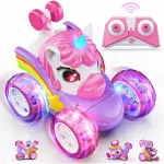 Raadiosidega veoauto lastele, 2.4G, LED, Unicorn