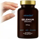Toidulisand Medso Organic Seleeni 200 &micro;g, L-sel&eacute;nometsiin, tabletid
