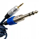 Stereo helikaabel 3,5 mm pistikust 6,3 mm pistikuni, 3 m