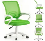 Kontoritool NFX007, roheline, ergonoomiline, noortele, ratastega