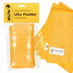 Ulfur PixelSet mikrofiibrist lapid LCD-ekraanide puhastamiseks, 5 tk, 15x15 cm, 340 gsm