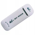 4G LTE USB modem, juhtmevaba WiFi, lukustamata, 50 Mbps / 150 Mbps, valge