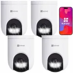 IP videokaamera EZVIZ HB8 LITE 4MP, akuga, IR valgus 15 m, p&ouml;&ouml;ratav, helisalvestus, SD-kaardi tugi, tuvastus
