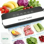 Toidu vaakumpakenduse masin 120W koos 10 XXL kotiga
